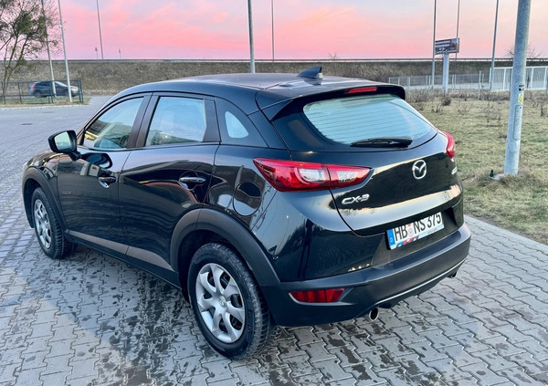 Mazda CX-3 cena 62900 przebieg: 94921, rok produkcji 2018 z Mława małe 379